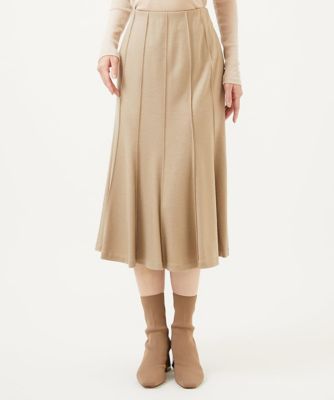 美品♡ シビラ　フォトプリント　プリーツデザイン　スカート　幻想的 リバーシブルシフォンプリーツスカート/洗える(ひざ丈スカート) | MK スカート