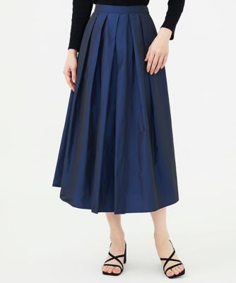 大特価　美品　シャロンタフタスカート　サックスブルー シャンブレータフタスカート | Sybilla (Women)/シビラ | 三越伊勢丹
