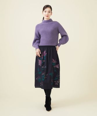 美品✨'24年 現行品 シビラ リリーモチーフジャカードスカート ピンク M 美品'24年 現行品 シビラ リリーモチーフジャカードスカート