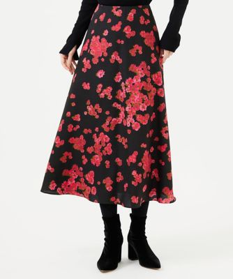 ＜Sybilla (Women)＞ピンクマーガレットプリントスカート