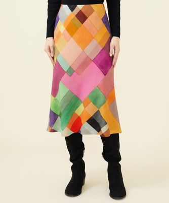 ＜Sybilla (Women)＞マルチカラーブロックマーメイドスカート