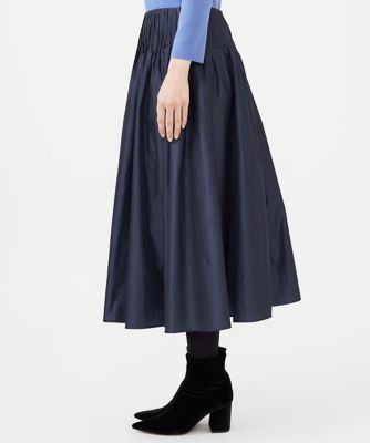 シルキータフタピンタックスカート