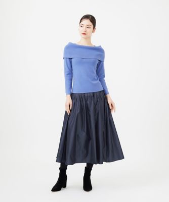 シルキータフタピンタックスカート