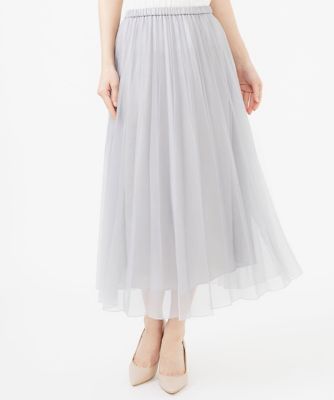 ＜Sybilla (Women)＞オーガンジープリーツスカート