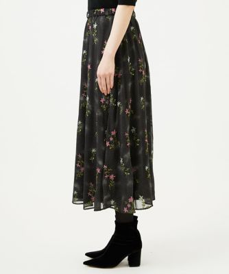 ドットフラワー刺繍スカート | Sybilla (Women)/シビラ | 三越伊勢丹