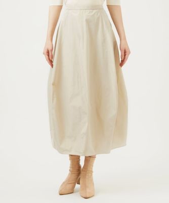 ＜Sybilla (Women)＞シルキータフタコクーンスカート