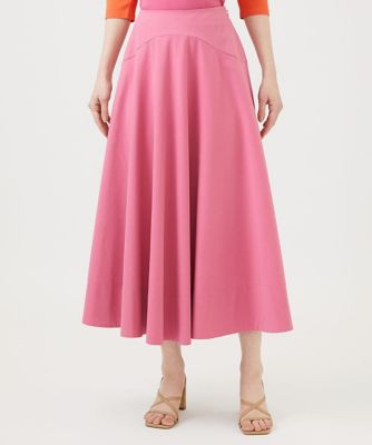 ＜Sybilla (Women)＞ストレッチタフタボリュームスカート