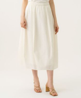 ＜Sybilla (Women)＞アイレットレーススカート