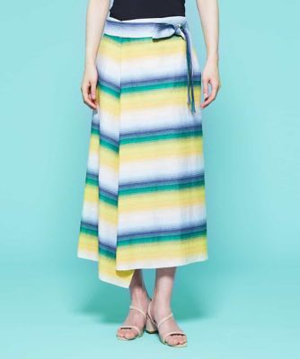 ＜Sybilla (Women)＞グラデーションボーダースカート