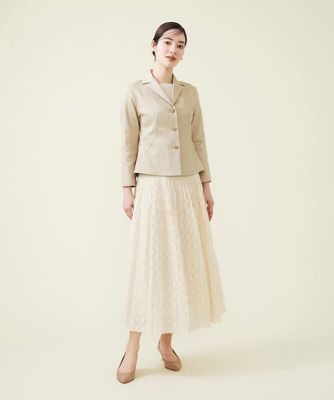 カットジャカードシャーリングスカート | Sybilla (Women)/シビラ
