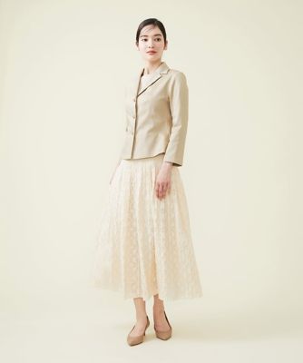 カットジャカードシャーリングスカート | Sybilla (Women)/シビラ