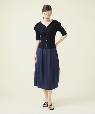 【Sybilla/シビラ】【M】バルーンスカート　ロング　ウエストゴム　洗える バルーンシルエットスカート | Sybilla (Women)/シビラ | 三越
