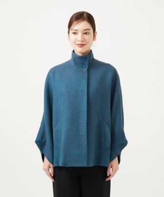 超美品✦シビラ　ウールショートコート　M スタンドカラーツイードショートコート | Sybilla (Women