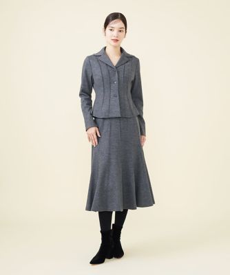 ピンタックラインウールジャケット
