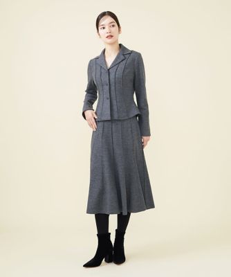 ピンタックラインウールジャケット