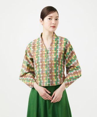 ＜Sybilla (Women)＞チェックジャカードジャケット