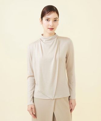 品多く アシンメトリードレープカットソー | Sybilla (Women)/シビラ トップス