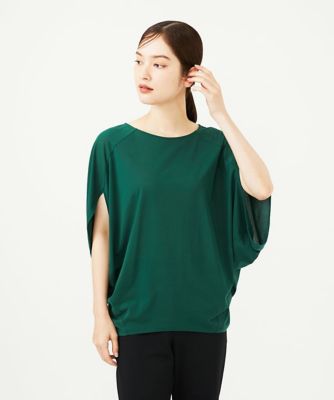 ＜Sybilla (Women)＞ケープ風ドルマンスリーブカットソー