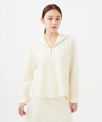 Sybilla (Women)/シビラ 【PURE】ウールパイルフーディーカットソー