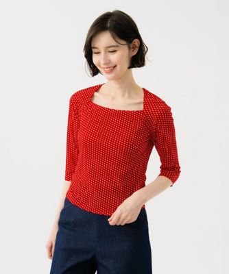 ＜Sybilla (Women)＞ドットプリントカットソー