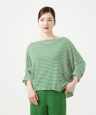 ＜Sybilla (Women)＞ボーダードルマンカットソー