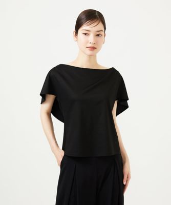 【新品】Sybilla シビラ ケープスリーブデザイン カットソー ブラック M ケープスリーブカットソー | Sybilla (Women)/シビラ | 三越
