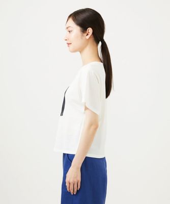 レインボーストライププリントTシャツ | Sybilla (Women