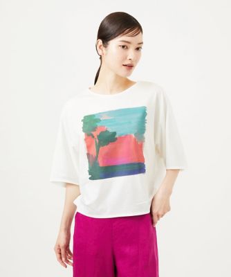 ＜Sybilla (Women)＞アートプリントＴシャツ