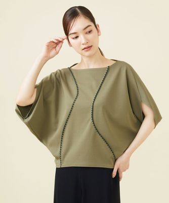 ご自宅用限定お買い得品 ステッチ入りオフボディーカットソー (Women)/シビラ Sybilla | トップス