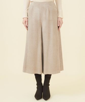 モールツイードキュロットパンツ