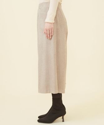 モールツイードキュロットパンツ