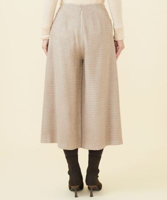 モールツイードキュロットパンツ