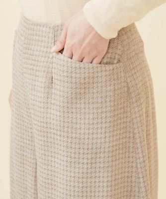 モールツイードキュロットパンツ