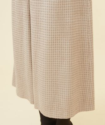 モールツイードキュロットパンツ