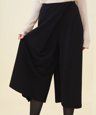 ウールブレンドアムンゼンキュロットパンツ