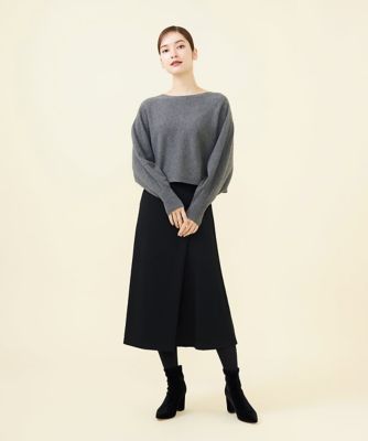 ウールブレンドアムンゼンキュロットパンツ