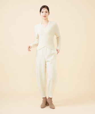 【Ｐｕｒｅ】パイルジャージーピンタックパンツ