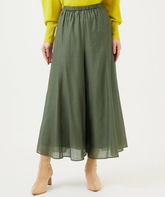 ＜Sybilla (Women)＞シアークリンクルフレアパンツ