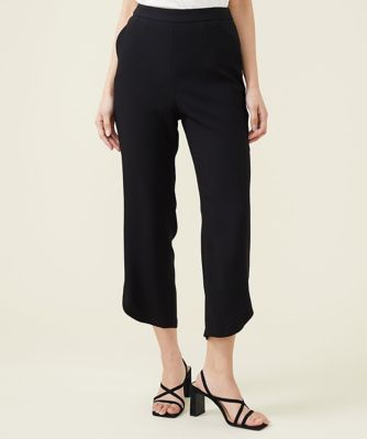＜Sybilla (Women)＞デニットジョーゼットクロップトパンツ