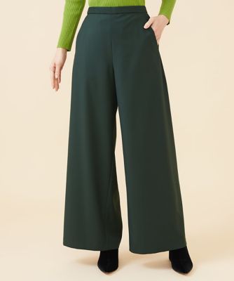 ＜Sybilla (Women)＞ツイルギャバジンストレッチワイドパンツ