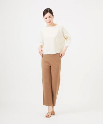ストレートクロップドパンツ