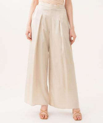 ＜Sybilla (Women)＞サテンタックパンツ