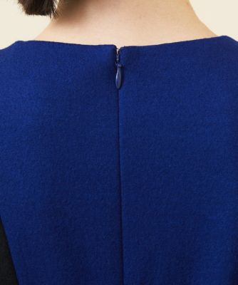 【ＷＩＮＴＥＲ　ＢＬＵＥ】カラーブロックドレス