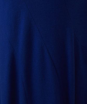 【ＷＩＮＴＥＲ　ＢＬＵＥ】ソリッドカラーブロックドレス