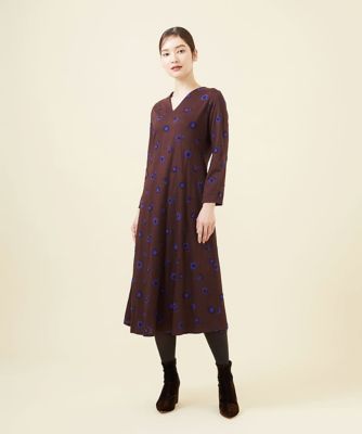 ＜Sybilla (Women)＞サークルフラワー刺繍ジャージードレス