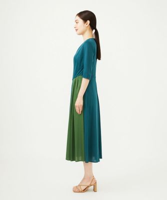 アシンメトリーバイカラードレス | Sybilla (Women)/シビラ