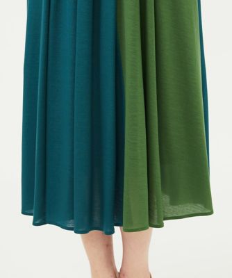 アシンメトリーバイカラードレス | Sybilla (Women)/シビラ