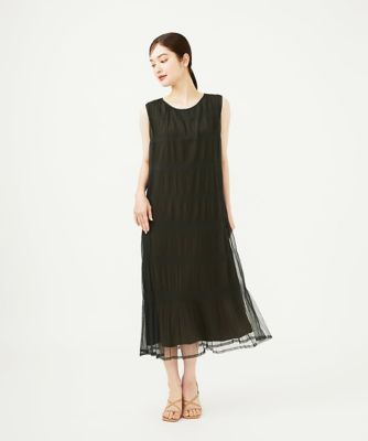 Sybilla (Women)/シビラ マジョリカプリーツチュールドレス グリーン35 ワンピース・ドレス【三越伊勢丹/公式】