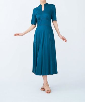 ＜Sybilla (Women)＞【ｓｙｂｉｌｌａ　ｔｈｅ　ｄｒｅｓｓ】ステッチデザインドレス