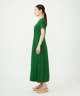 近年美品✨シビラ　ステッチジャージードレス　フレア　マキシ丈　L　ブラック 配色ステッチジャージードレス | Sybilla (Women)/シビラ | 三越伊勢丹